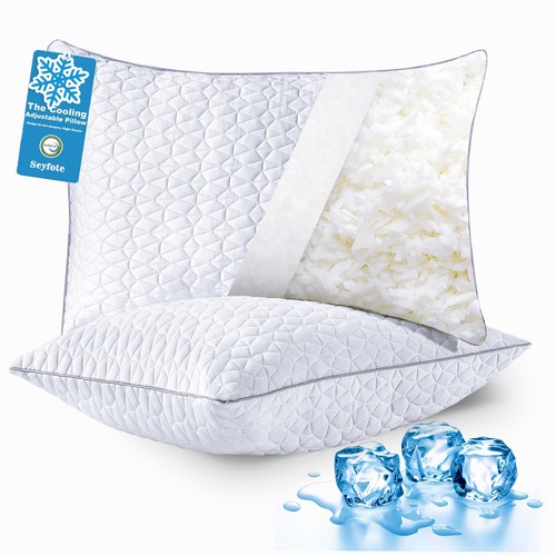 Cooling pillows queen size set - pillows,